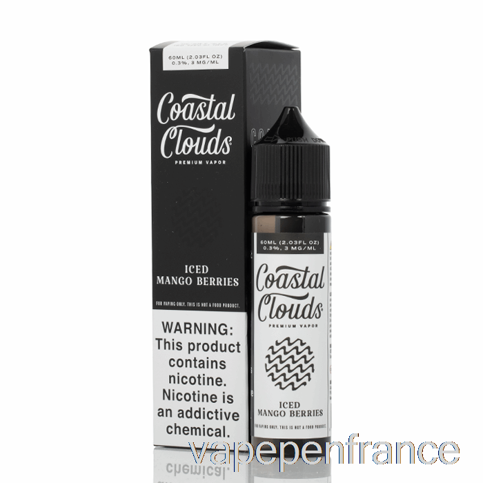 Baies De Mangue Glacées - Nuages ​​côtiers Co. - Stylo Vape 60 Ml 6 Mg